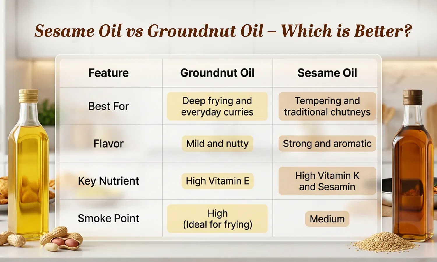 advantages of groundnut oil