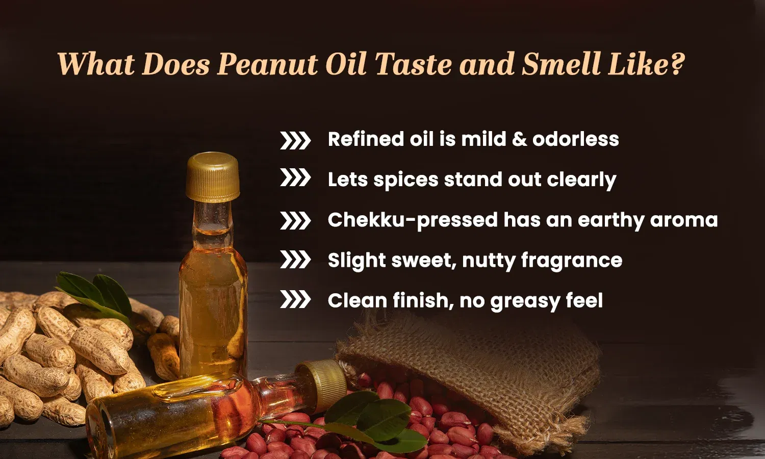 peanut cooking oil