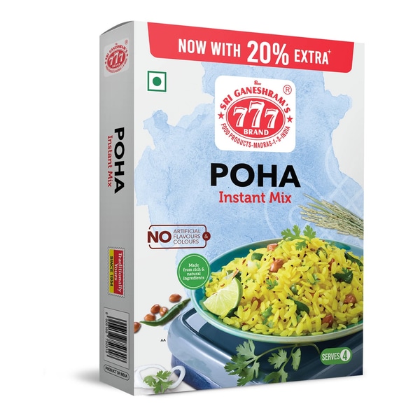 777 Poha Instant Mix 200g + 40g - Image 4