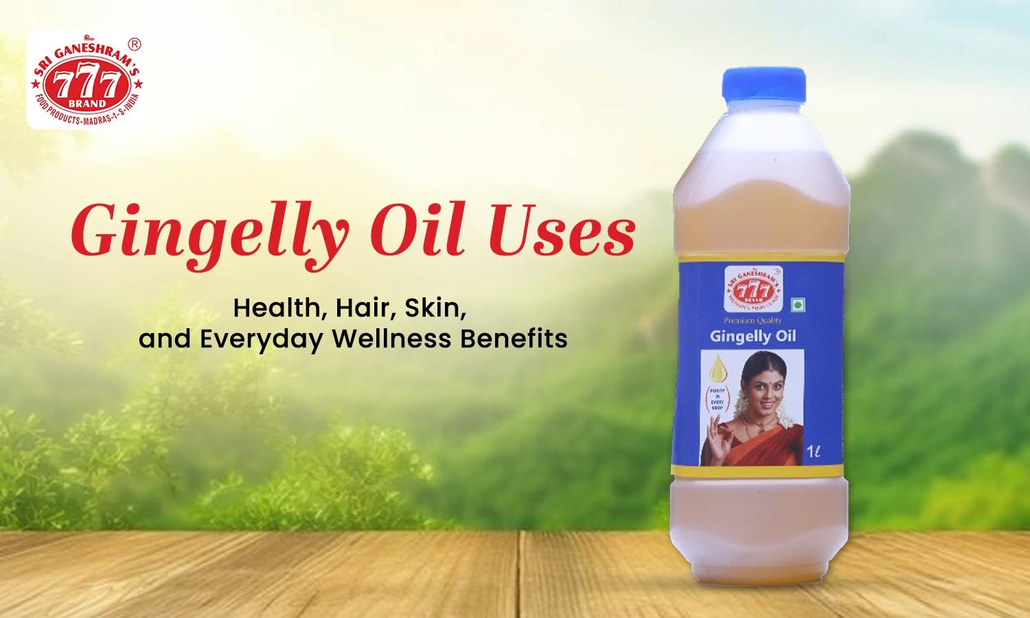 Gingelly Oil Uses