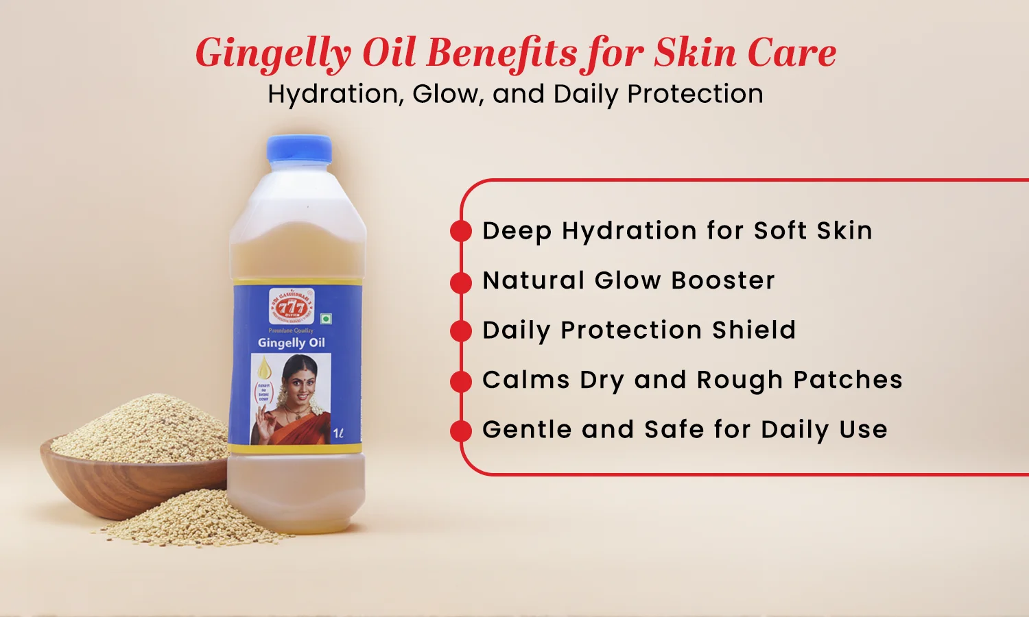 Gingelly Oil Benefits