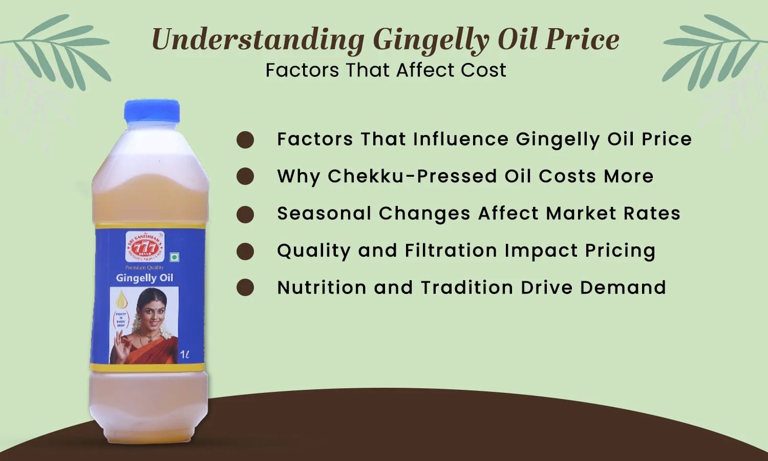 Gingelly Oil Price