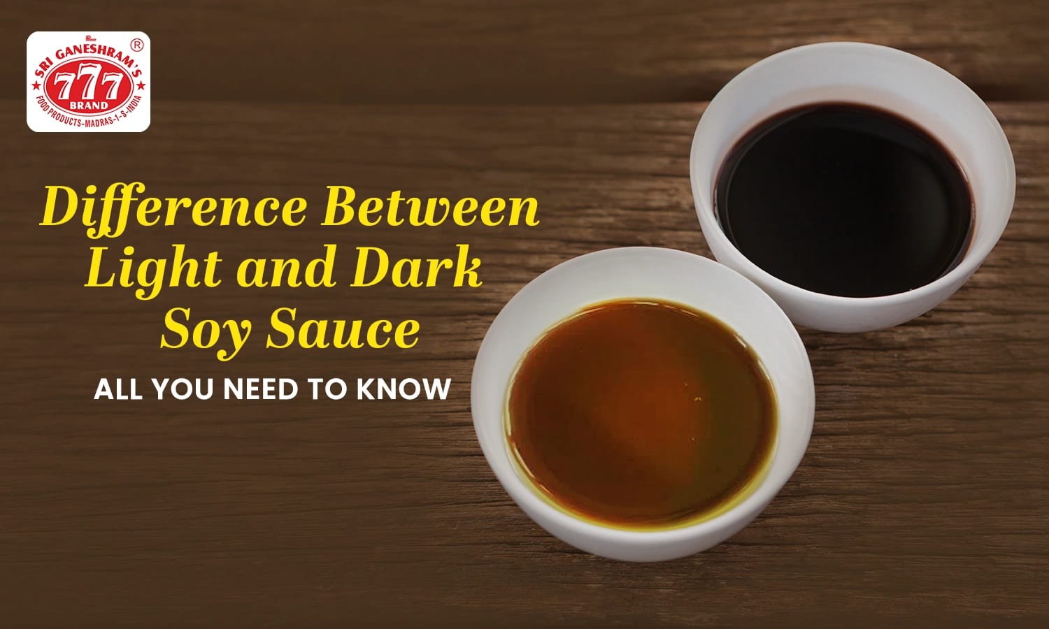 Light And Dark Soy Sauce
