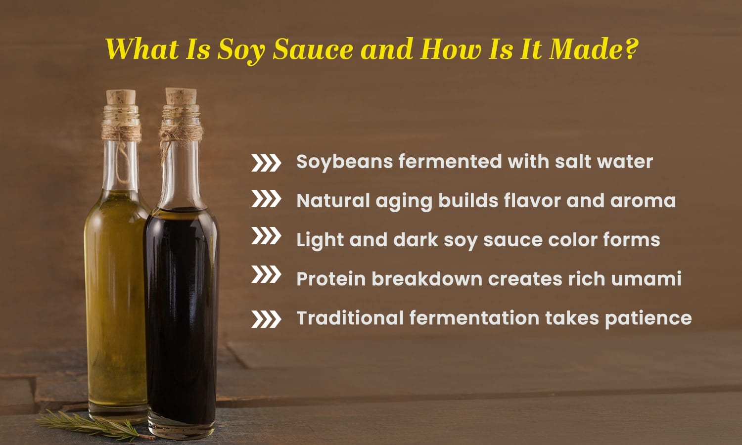 Light And Dark Soy Sauce